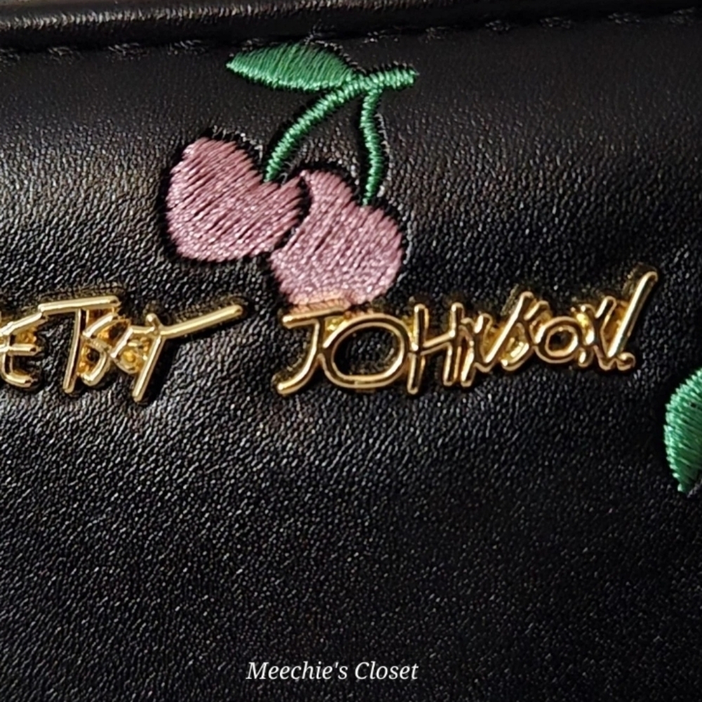 Betsey Johnson Red Cherry Charm Shoulder Bag NWT | Be Mine - Picture 7 of 15